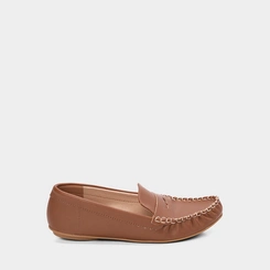 Mocassim Feminino Vizzano Básico Marrom