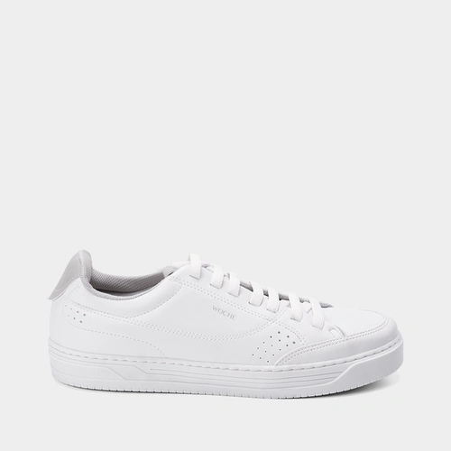 Tênis Casual Masculino Woche Detalhe Elástico Branco