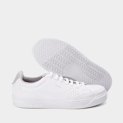 Tênis Casual Masculino Woche Detalhe Elástico Branco