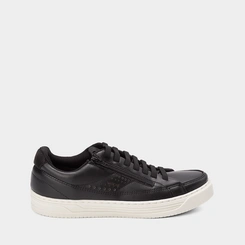 Tênis Casual Masculino Woche Detalhe Zíper Elástico Preto