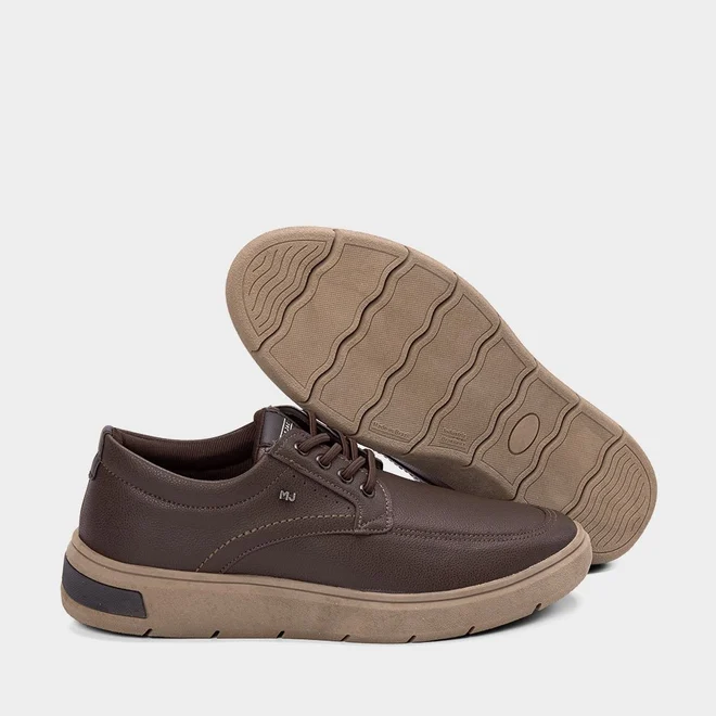 Sapato Casual Masculino Mac & Jac Neoprene Marrom