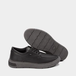 Sapato Casual Masculino Mac & Jac Neoprene Preto