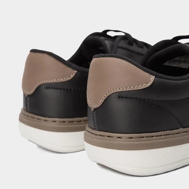 Tênis Casual Masculino Woche Elástico Preto