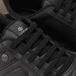 Tênis Casual Masculino Woche Elástico Preto