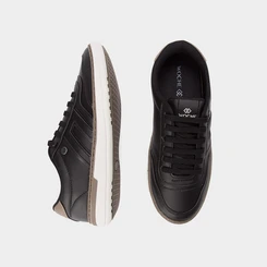 Tênis Casual Masculino Woche Elástico Preto