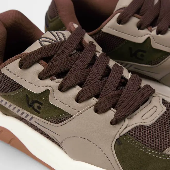 Tênis Casual Vanscy Masculino Distric Marrom