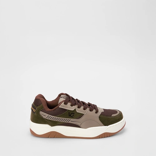 Tênis Casual Vanscy Masculino Distric Marrom