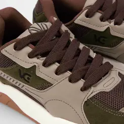 Tênis Casual Vanscy Masculino Distric Marrom