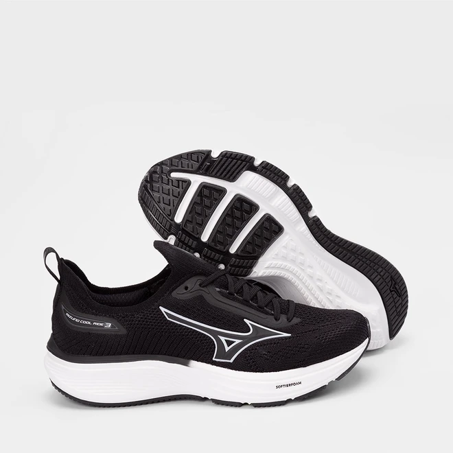 Tênis Esportivo Masculino Mizuno Cool Ride 3 Preto