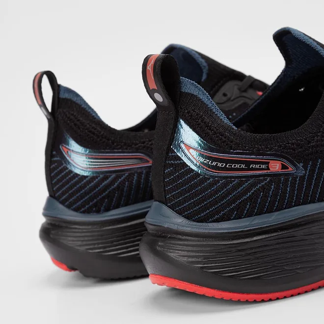 Tênis Esportivo Masculino Mizuno Cool Ride 3 Preto & Azul