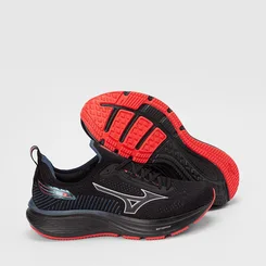 Tênis Esportivo Masculino Mizuno Cool Ride 3 Preto & Azul