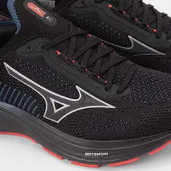 Tênis Esportivo Masculino Mizuno Cool Ride 3 Preto & Azul