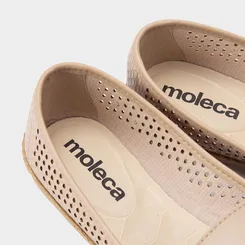 Sapatilha Alpargata Moleca Perfuros Bege