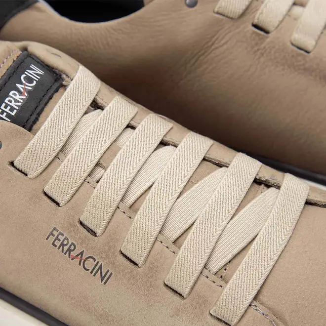 Tênis Casual Ferracini Star Couro Bege