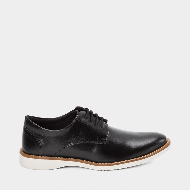 Sapato Social Woche Masculino Pesponto Preto