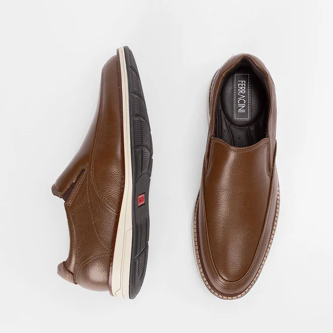 Sapato Social Masculino Ferracini Kingstone Marrom