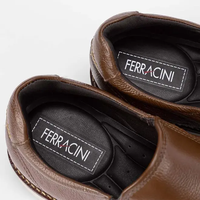 Sapato Social Masculino Ferracini Kingstone Marrom