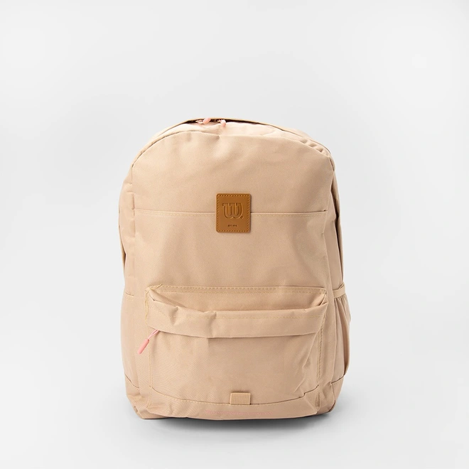 Mochila Wilson Bolso Frontal Bege