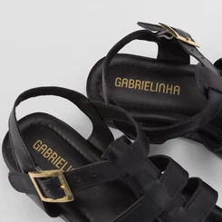 Sandália Aranha Infantil Gabrielinha Preto