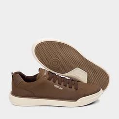 Tênis Casual Ferracini Star Couro Marrom