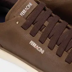 Tênis Casual Ferracini Star Couro Marrom