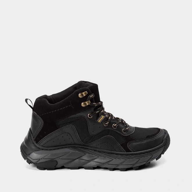 Bota Trekking Masculino Bow River Cano Médio Preto