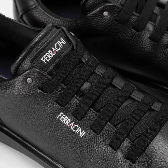 Tênis Casual Masculino Ferracini Star Couro Preto