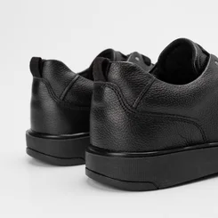 Tênis Casual Masculino Ferracini Star Couro Preto