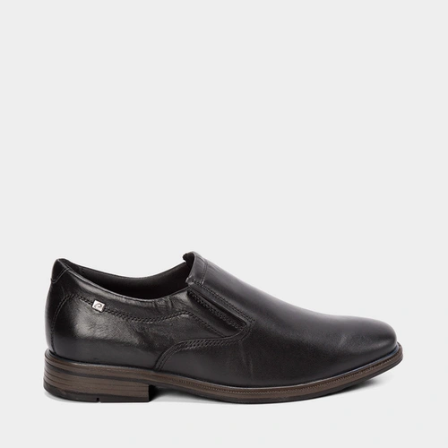 Sapato Social Pegada Stretch Couro Preto