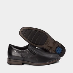 Sapato Social Pegada Stretch Couro Preto