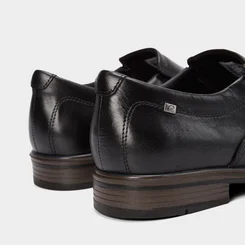 Sapato Social Pegada Stretch Couro Preto