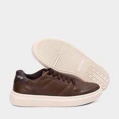 Tênis Pegada Casual Masculino Fibbertech Marrom