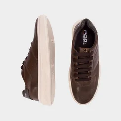 Tênis Pegada Casual Masculino Fibbertech Marrom
