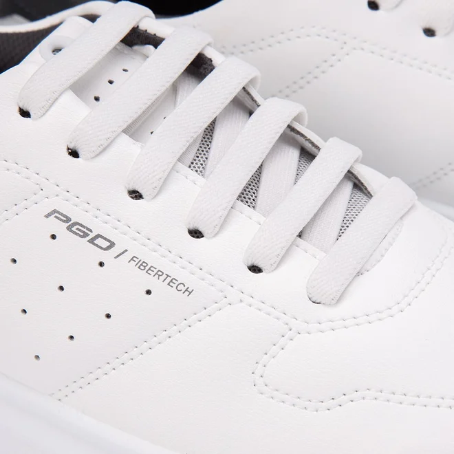 Tênis Pegada Casual Masculino Fibbertech Branco & Preto