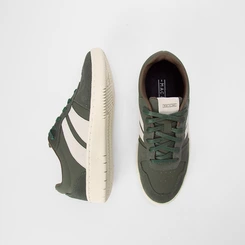 Tênis Casual Mac & Jac Verde Recortes Off White
