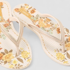 Chinelo Infantil Grendha Floral Amarelo