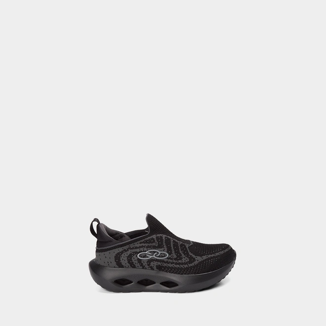 Slip On Infantil Olympikus Pixel Original Calce Fácil Preto