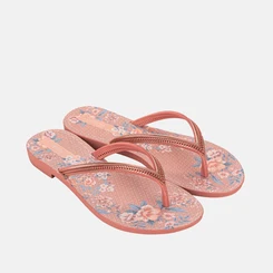 Chinelo Feminino Grendha Flores Nude