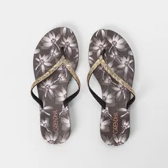 Chinelo Feminino Grendha Amor Em Flor Preto