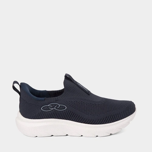 Tênis Olympikus Clic Eleva + Esportivo Masculino Knit Azul