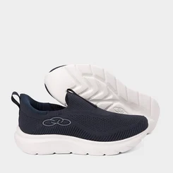 Tênis Olympikus Clic Eleva + Esportivo Masculino Knit Azul