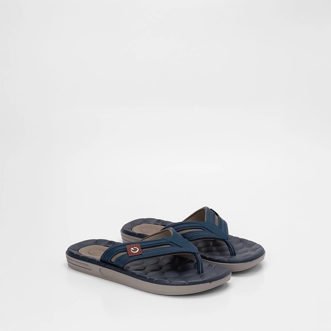 Chinelo Cartago Egeu III Azul & Marrom