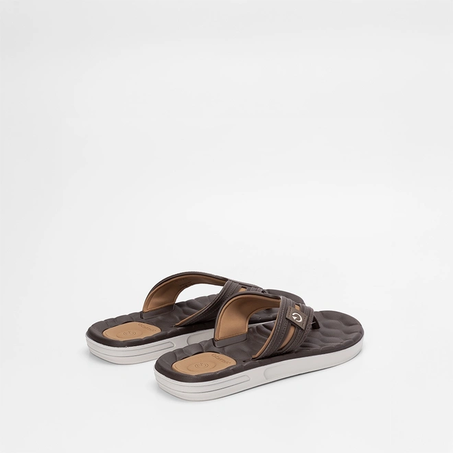 Chinelo Masculino Cartago Egeu IV Marrom & Caramelo
