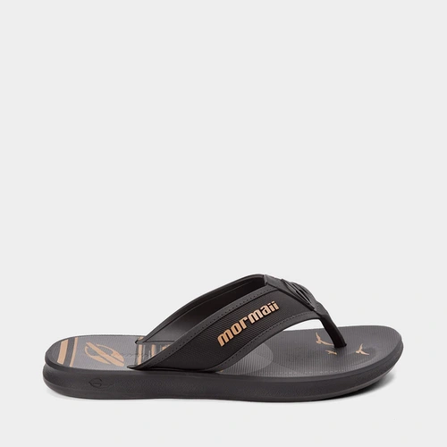 Chinelo Mormaii Wave Estampa Dourada & Preto