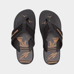 Chinelo Mormaii Wave Estampa Dourada & Preto