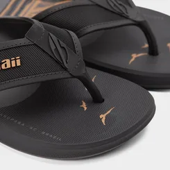 Chinelo Mormaii Wave Estampa Dourada & Preto
