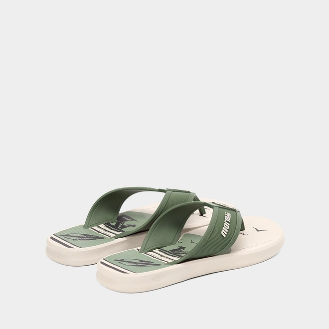 Chinelo Mormaii Wave II Verde & Bege