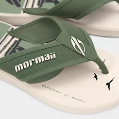 Chinelo Mormaii Wave II Verde & Bege