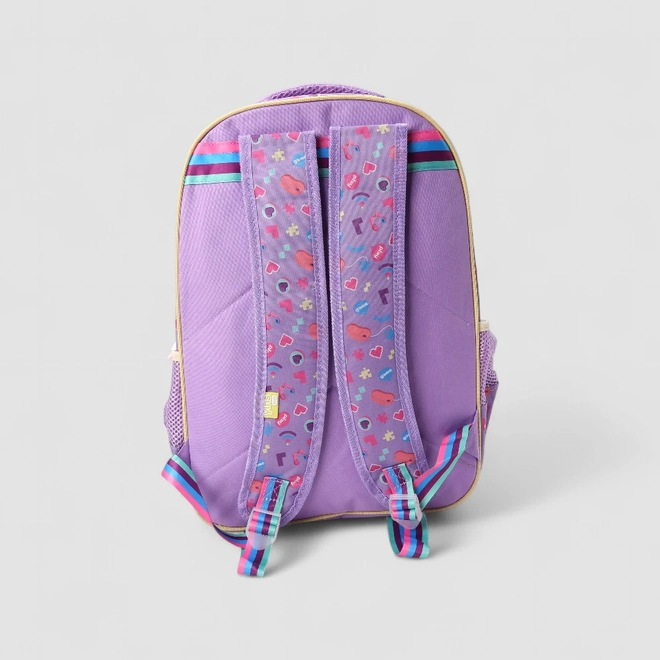 Mochila Infantil Yins Start Game Com Estojo Roxo