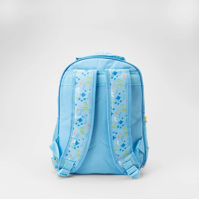 Mochila Infantil Yins Show Da Luna Fundo Do Mar Azul